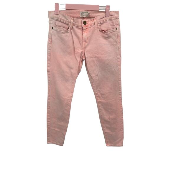 Current/Elliott Denim - Current Elliot The Stiletto Jeans Orange Skinny Jeans Size 30